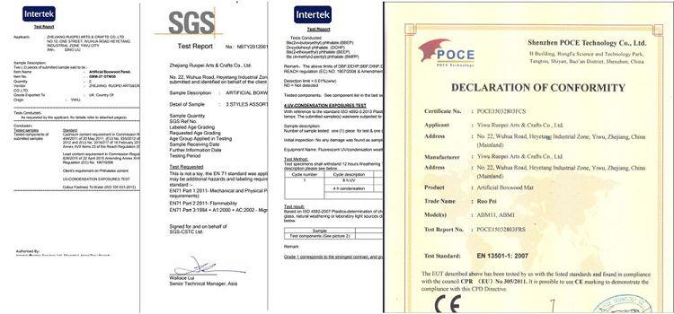 Artificial Hedge Screening Qualification Artificial Hedge Screening Qualification