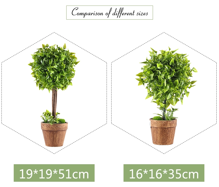 Office decoration green artificial plants bonsai artificial bonsai tree small for sale