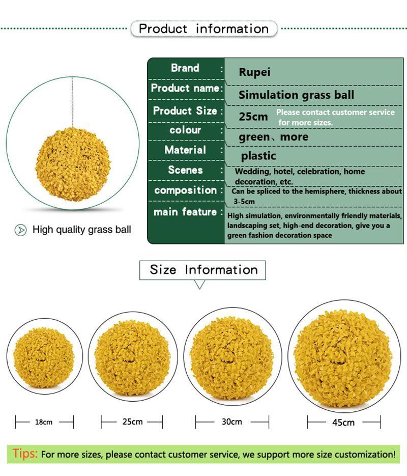 Artificial grass ball Artificial grass ball