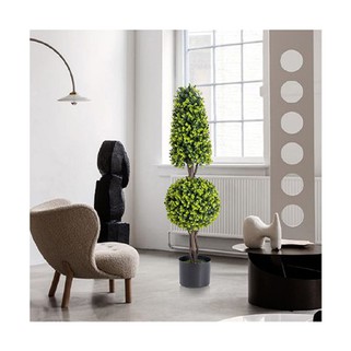 Artificial Square Tree Black Pot