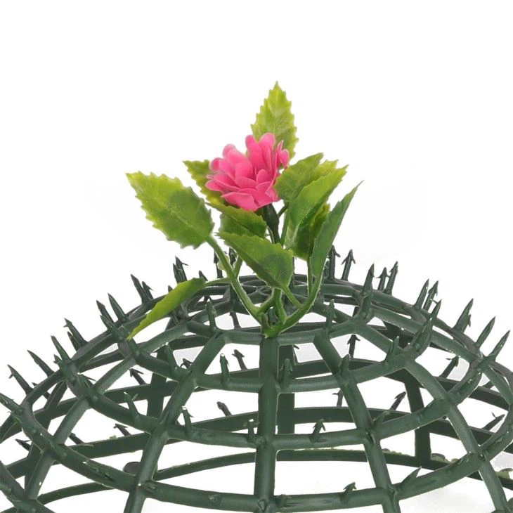 Natural Hanging Wall Artificial Green Topiary Grass Ball