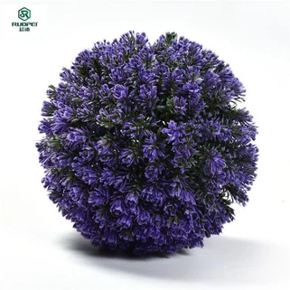 Plastic Grass Ball Topiary