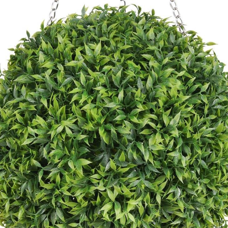 Faux Ball Boxwood Topiary Ball