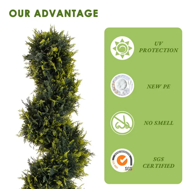 High Quality Plastic Pinecone Green Leaf Artificial Garland